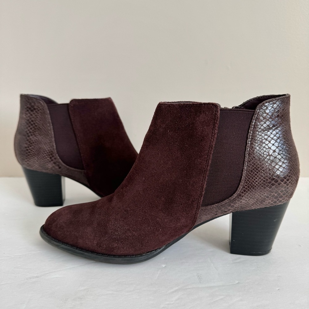 Vionic Anne Ankle Boots In Java Snake size 8 - Picture 9 of 11